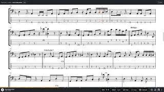 Hall & Oates - Sara Smile Live Bass Tab