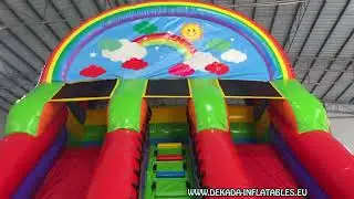 Rainbow Slide - Inflatable Jumping Castle for sale in EU - Dekada Inflatables