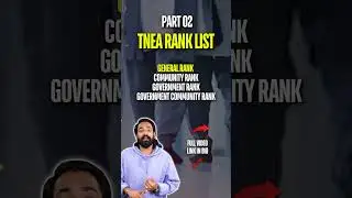 TNEA 2025 RANK LIST REVEALED ✅ DON&rsquo;T FILL CHOICES WITHOUT WATCHING THIS #shorts
