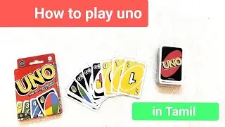 UNO card #how to play uno cards in Tamil# CDM ideas