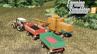 FS 19 |OLD FARM| Rape harvesting. Concrete money. | Timelapse #75