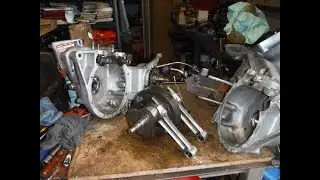 Triumph T120TT - The crankcases are split and the crank is out, ready for inspection.