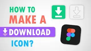 How to make a Download Icon in figma
