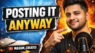 Posting This Even Though I Hate My Voice #NewCreator#Motivation#YouTubeShorts#MasumCreates 