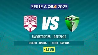 Beach Soccer 2025, Serie A Q8 I GENOVA BS VS ICIERRE LAMEZIA BS | Poule Promozione