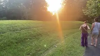 Sunset Alignment Serpent Mounds 2021 (Head of the Snake) @IndigoAngel Summer Solstice