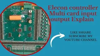 Elecon Controller multi card input output explain