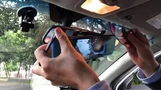 How to Install a Car Dash Camera : WONYERED 1080P Car Camera With Dual Cam
