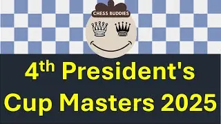 Maxime Lagarde vs Bardiya Daneshvar || 4th President's Cup Masters 2025, Round 9