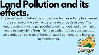 The Dangers of Pollution.