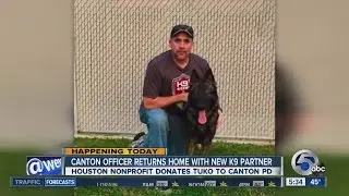 Canton officer chooses new K-9