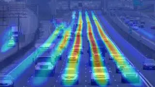 AI Turns Highway Traffic into a Live Heatmap (Real-Time Vehicle Density)