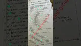 DGK board 2nd year Biology paper 2023 group 1