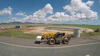 Time Lapse BWTP Solar Power Plant Construction 2017