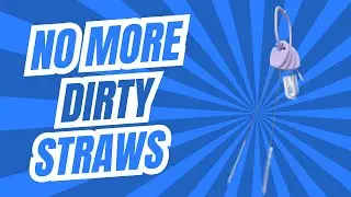 Reusable Straw Brush Cleaner Kit &ndash; Easy, Hygienic & Space-Saving
