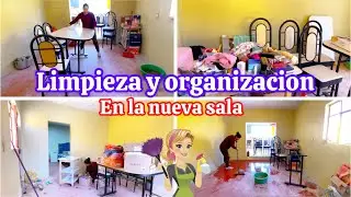 ✅limpieza  porfin ya tenemos  sala 💪🏻ya tenemos comedor 🤩motívate conmigo