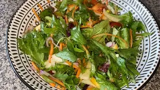 Green Salad | Wight Loss Salad Recipe | Mix Vegetable Salad | Easy & Simple Salad