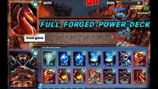 FULL FORGED  POWER DECK WITH 95% WIN RATE [CASTLE CRUSH]