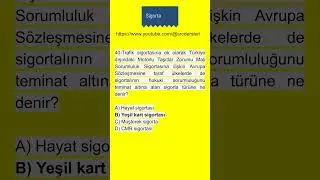 40. Sigorta, Yasal Sorumluluklar ve Lojistik Coğrafyası