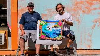 2025 ViBe Featured Muralists Mike Wedmer and Rick Ricketts