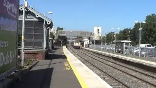 NIR 201 loco 8208 + enterprise set 9002 passes Rush and Lusk