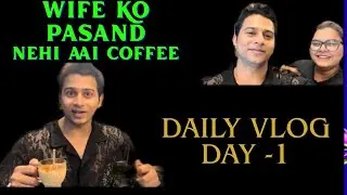 Daily vlog started😃 / I liked the coffee 🤝/ There will be a shift of the freezer.
