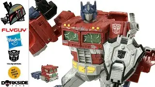 FLYGUYtoys Takara Tomy Hasbro Transformers Premium Finish WFC-01 Optimus Prime Action Figure Review