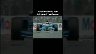 1996: When Formula One Grand Prix moved from Adelaide to Melbourne #f1 #ausgp #funny #car #racing
