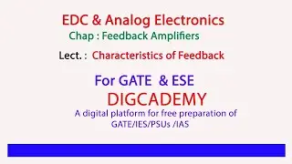 EDC &  AE  Ch 13 Feedback Amplifiers L3 Char  of feedback