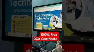 free DCA Certificate #dcacertificatedownload #dcacertificate #dca #shorts #ytshorts