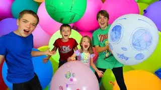 Last to Leave Their Giant Balloon Friend Wins