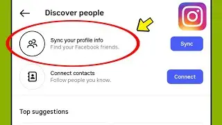 Instagram sync your profile info kya hai | sync your profile info in instagram