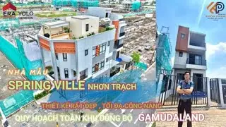 Nh&agrave; Mẫu SPRING VILLE Nhơn Trạch Gamuda Land: Thiết Kế Rất Đẹp , Tối Đa C&ocirc;ng Năng - Quy Hoạch Đồng Bộ