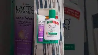 Lacto Calamine Face Lotion and Face Wash #unboxing #lactocalamine #facewash