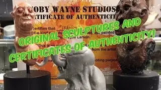 Original sculptures and Certificates of Authenticity!