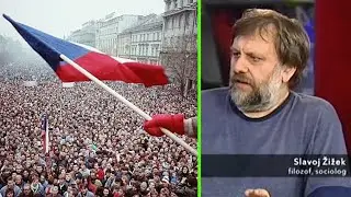 Slavoj Žižek about Velvet Revolution and post-communist era in Czech Television [ENG SUBS]