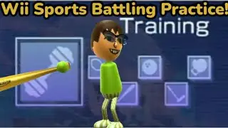 Wii Sports Zaylen Big Swings Batting Practice!