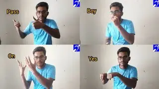 19 Basic opposite words list for children in Indian sign language with learn.