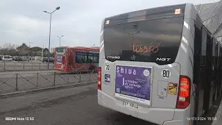 TISSÉO TRAJET 📹 EN MERCEDES-BENZ CITARO GC2 NGT N°1866 SUR LA LIGNE LINEO L12 🟧 JUSQU'À BORDEROUGE 