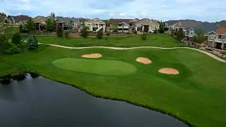Hole 15 Aerial Video Heritage Eagle Bend Golf Club Aurora   Denver Colorado