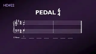 Harmonic Dictation #22 &ndash; Pedal 6&frasl;4 Harmony (Minor)