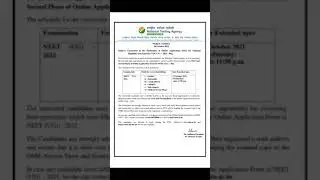 @neetcut~ NTA #NEET #latest update #today #mbbs #treanding #short BIG #news
