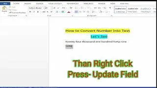 #short  |How to Convert Number into Text?|Easy Method|