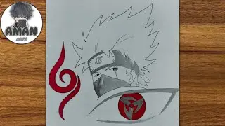 How to draw Kakashi Hatake step by step || Best anime drawing || Easy drawing ideas for beginners