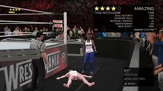 WWE 2K17: Ken K vs PPCocaine (Triple Suplex and Low blow match)