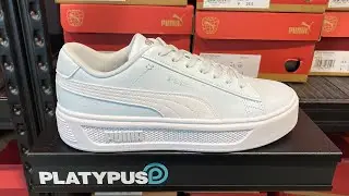 Puma Smash Platform v3 (Dewdrop/White) - Style Code: 390758-10