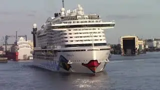 AIDAperla & AIDAsol 2023 Port of Hamburg Cruise ship - Kreutzfahrtschiff