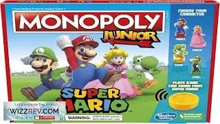 Monopoly Junior Super Mario Edition Board Game Fun Kids' Ages 5