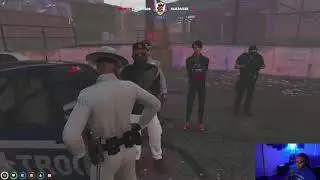 Trooper Andrews invites Randy Bullet, who has a warrant for killing Snow, to a round of paintball