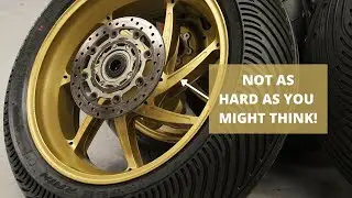 Part 1/2 - How to Remove and Install the Wheels on a SPORT BIKE/NAKED BIKE (2015 Honda CB300FA)
